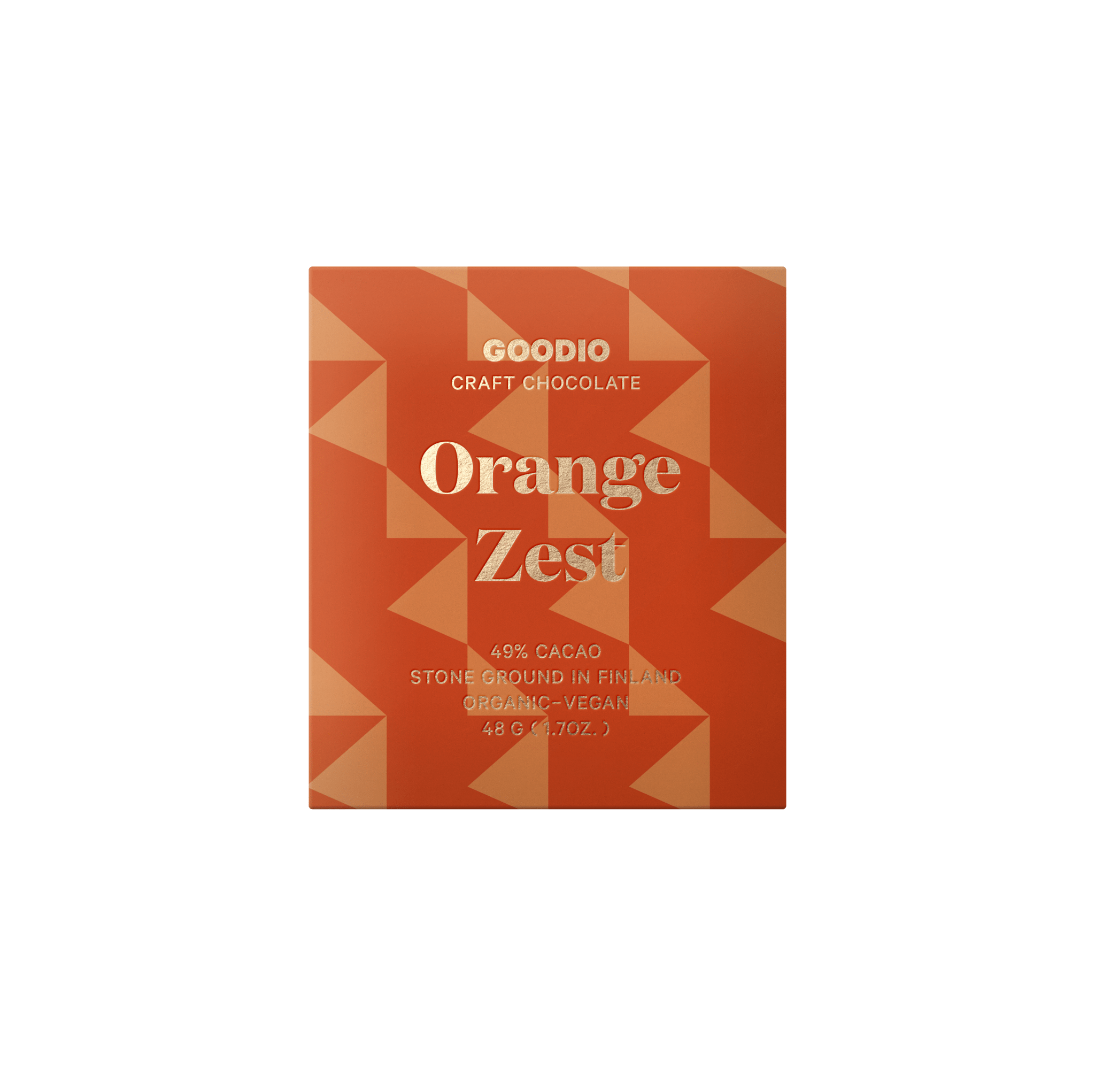 Orange Zest vegan Chocolate 49% – Goodio USA