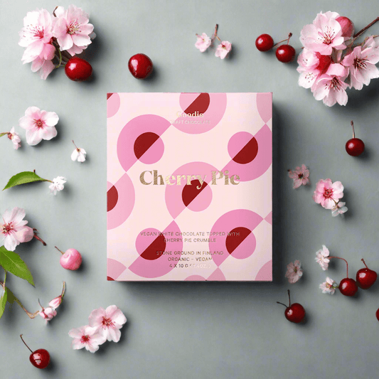Pre - order Cherry Pie Organic White Chocolate - Goodio USA
