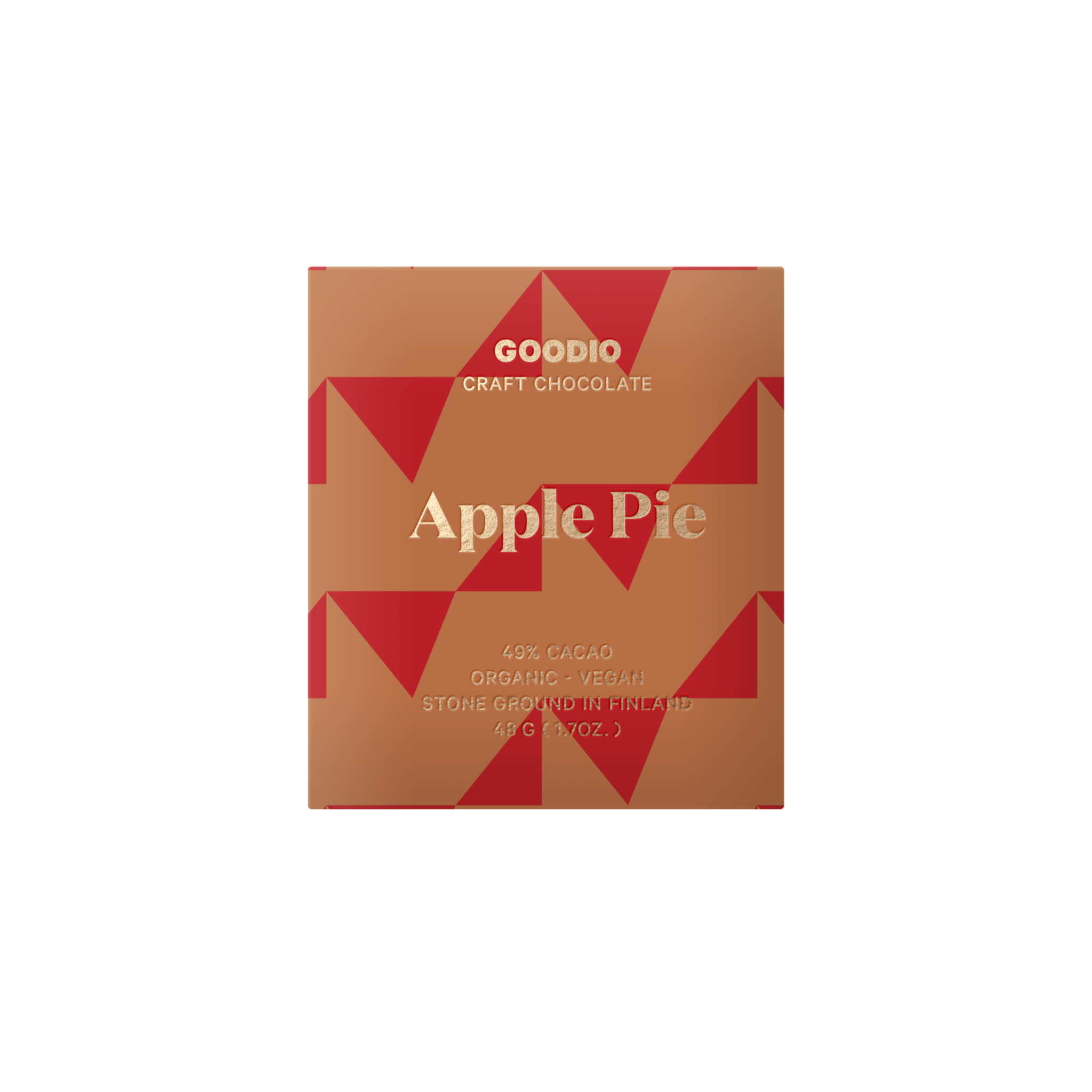 Apple Pie Chocolate 49% - Goodio USACraft Chocolate