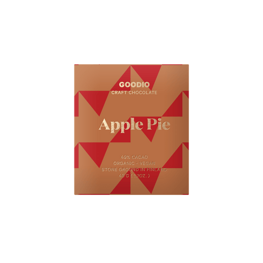 Apple Pie Chocolate 49% - Goodio USACraft Chocolate