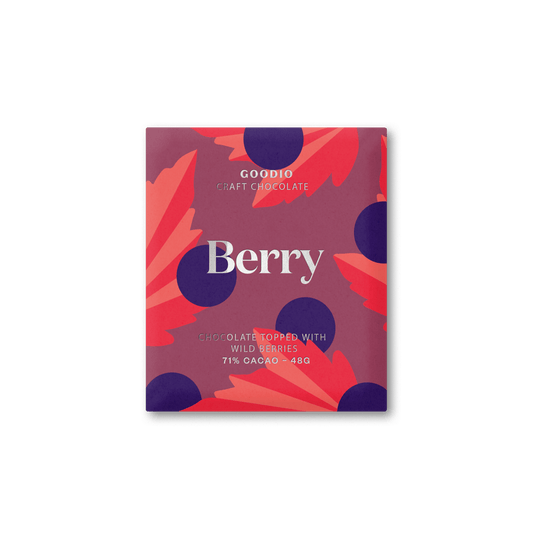 Berry Chocolate 71% - Goodio USACraft Chocolate