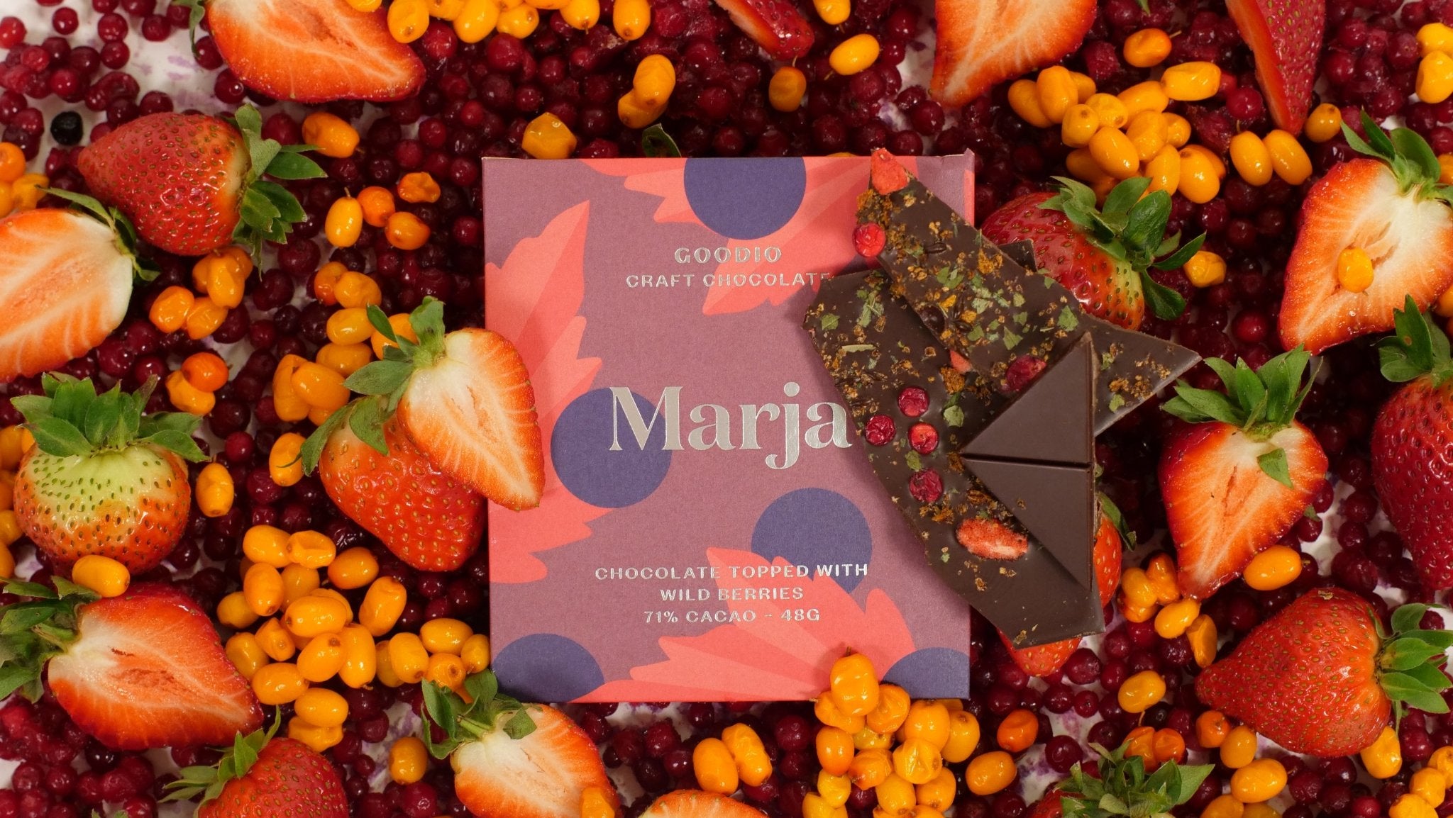 Vegan Berry design gift Chocolate – Goodio USA