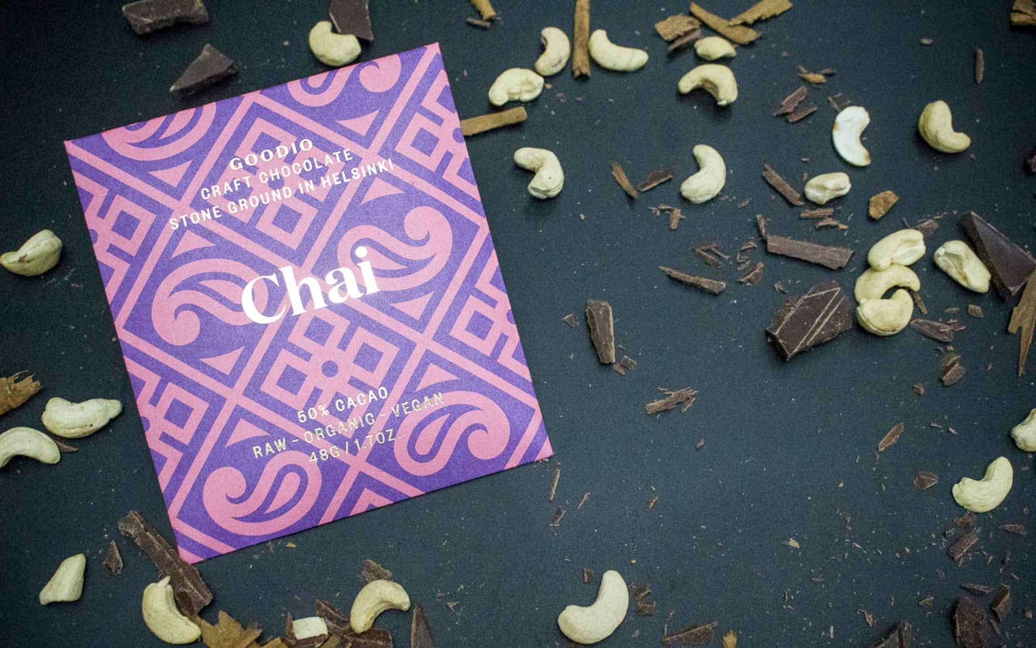 Chai Chocolate 50% - Goodio USAOrganic & Vegan Chocolate