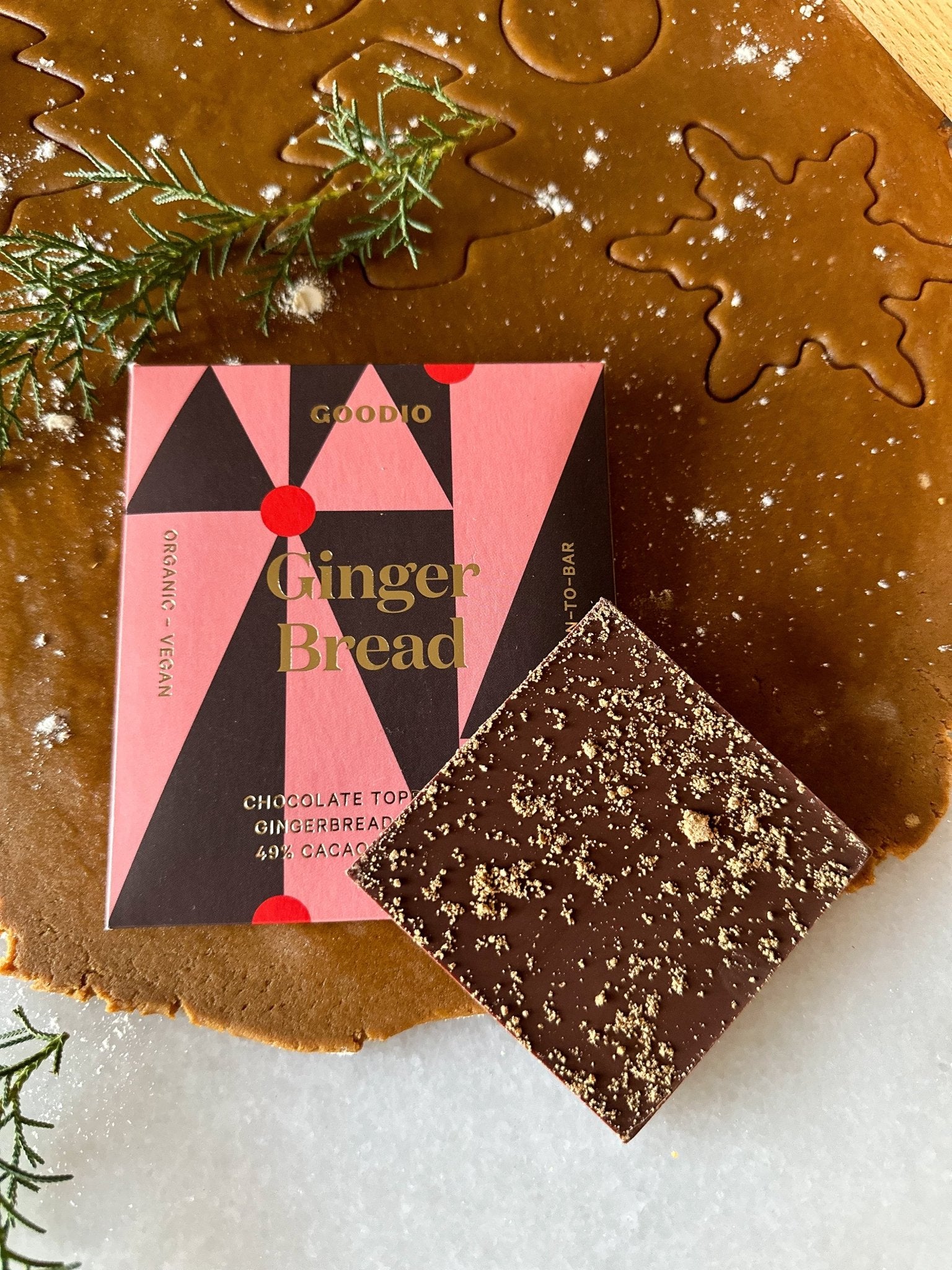 Gingerbread Chocolate 50% - Goodio USAOrganic & Vegan Chocolate