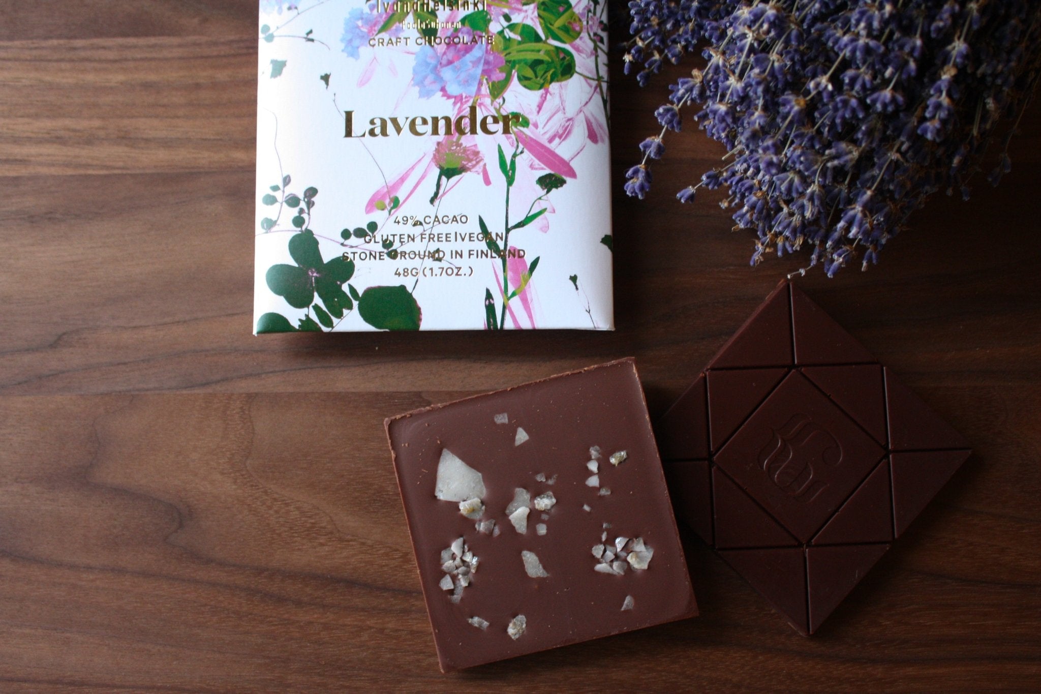 Lavender Chocolate 49% - Goodio USACraft Chocolate