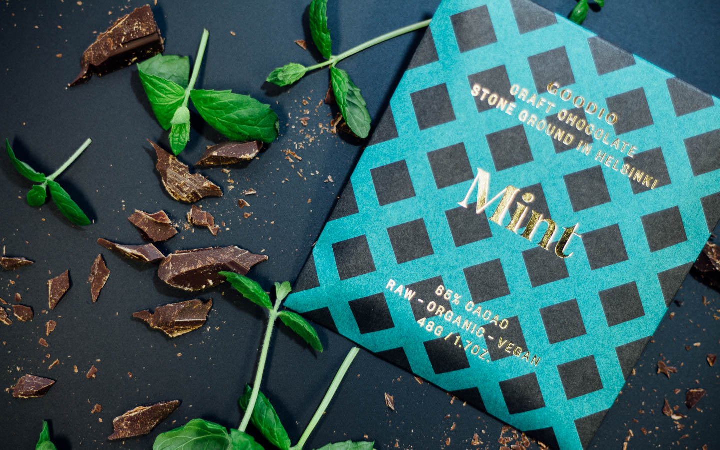 Mint Chocolate 65% - Goodio USAOrganic & Vegan Chocolate