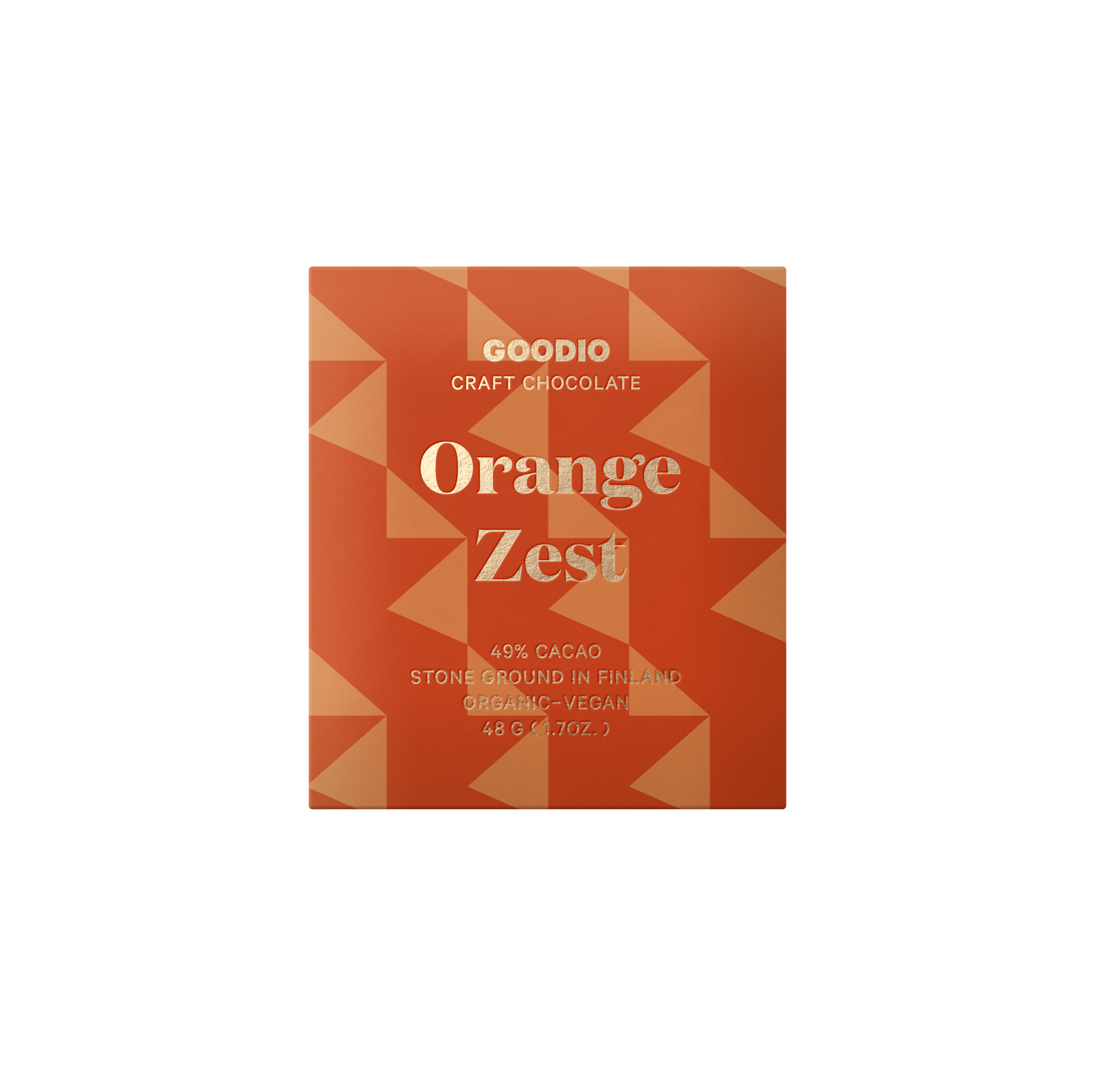 Orange Zest Chocolate 49% - Goodio USACraft Chocolate