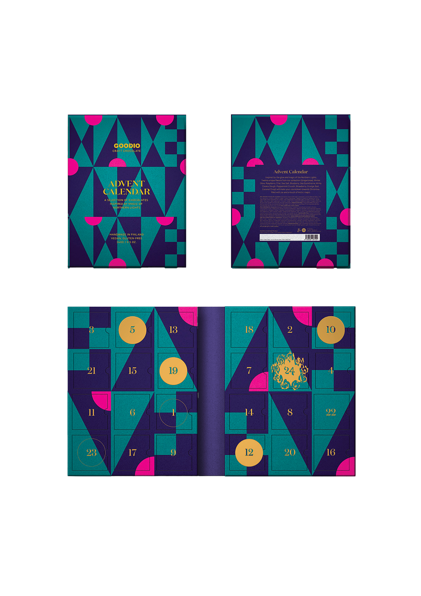 PRE - ORDER: Advent Calendar & 3 FREE Goodio chocolate bars - Goodio USA