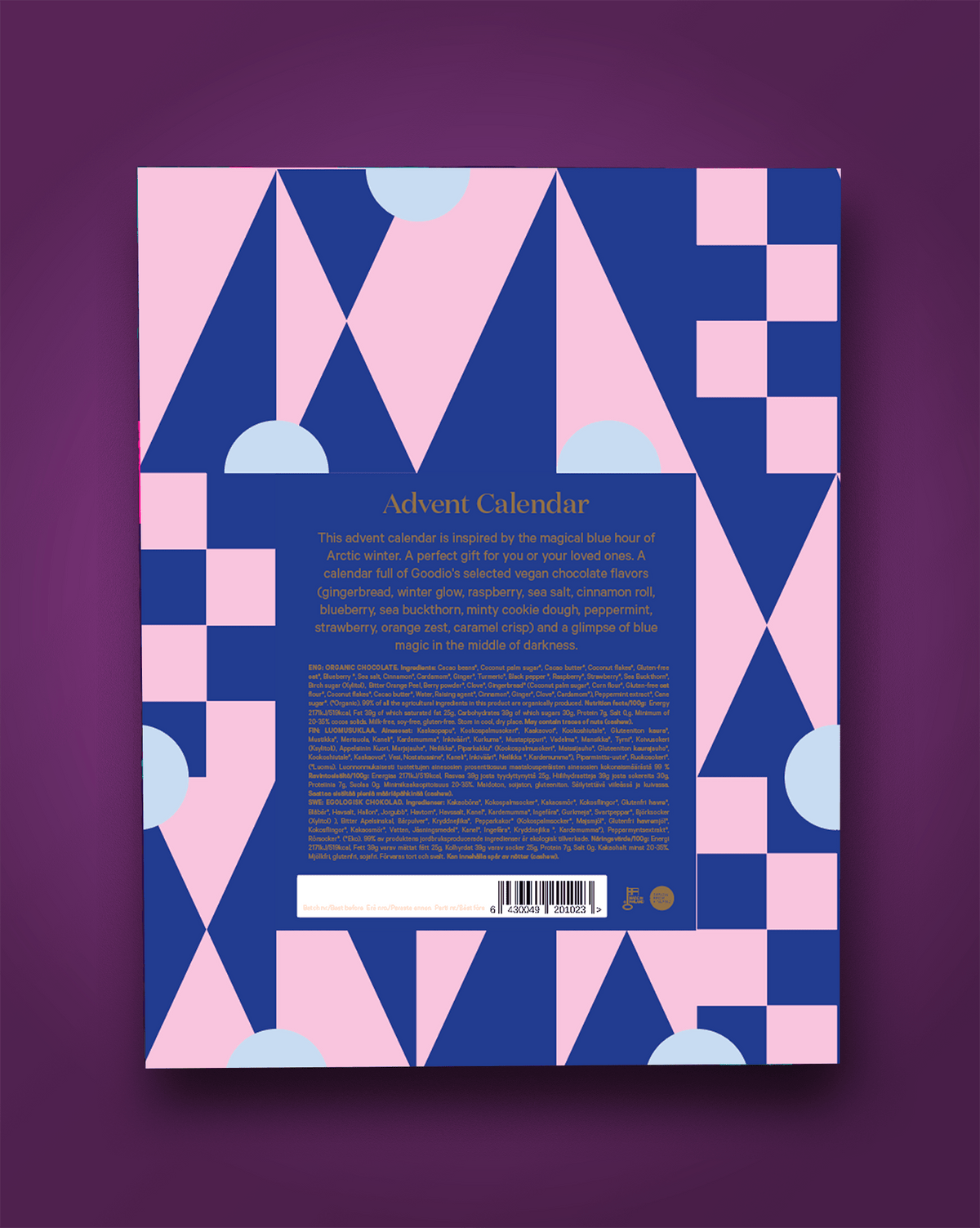 PRE-ORDER: BLUE HOUR Advent Calendar & 3 FREE Goodio chocolate bars - Goodio USACraft Chocolate