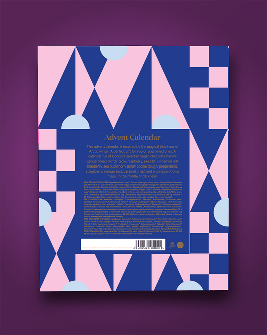PRE-ORDER: BLUE HOUR Advent Calendar & 3 FREE Goodio chocolate bars - Goodio USACraft Chocolate