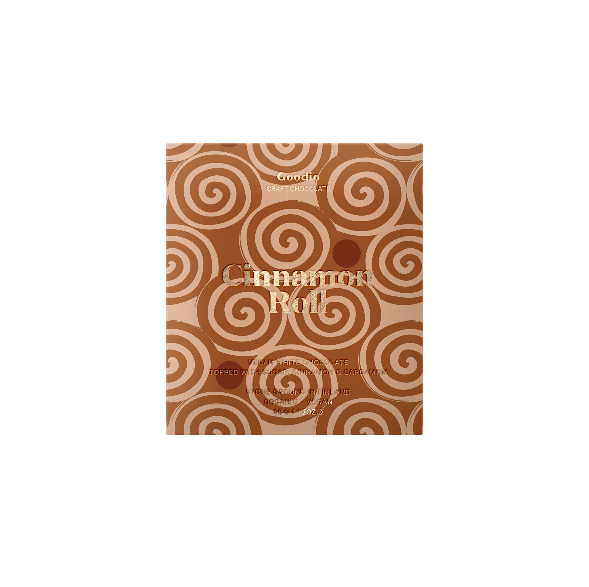 Pre - Order Cinnamon Roll Chocolate - Goodio USACraft Chocolate