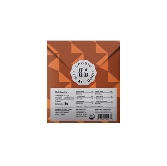 Pumpkin Spice Chocolate 49% - Goodio USACraft Chocolate