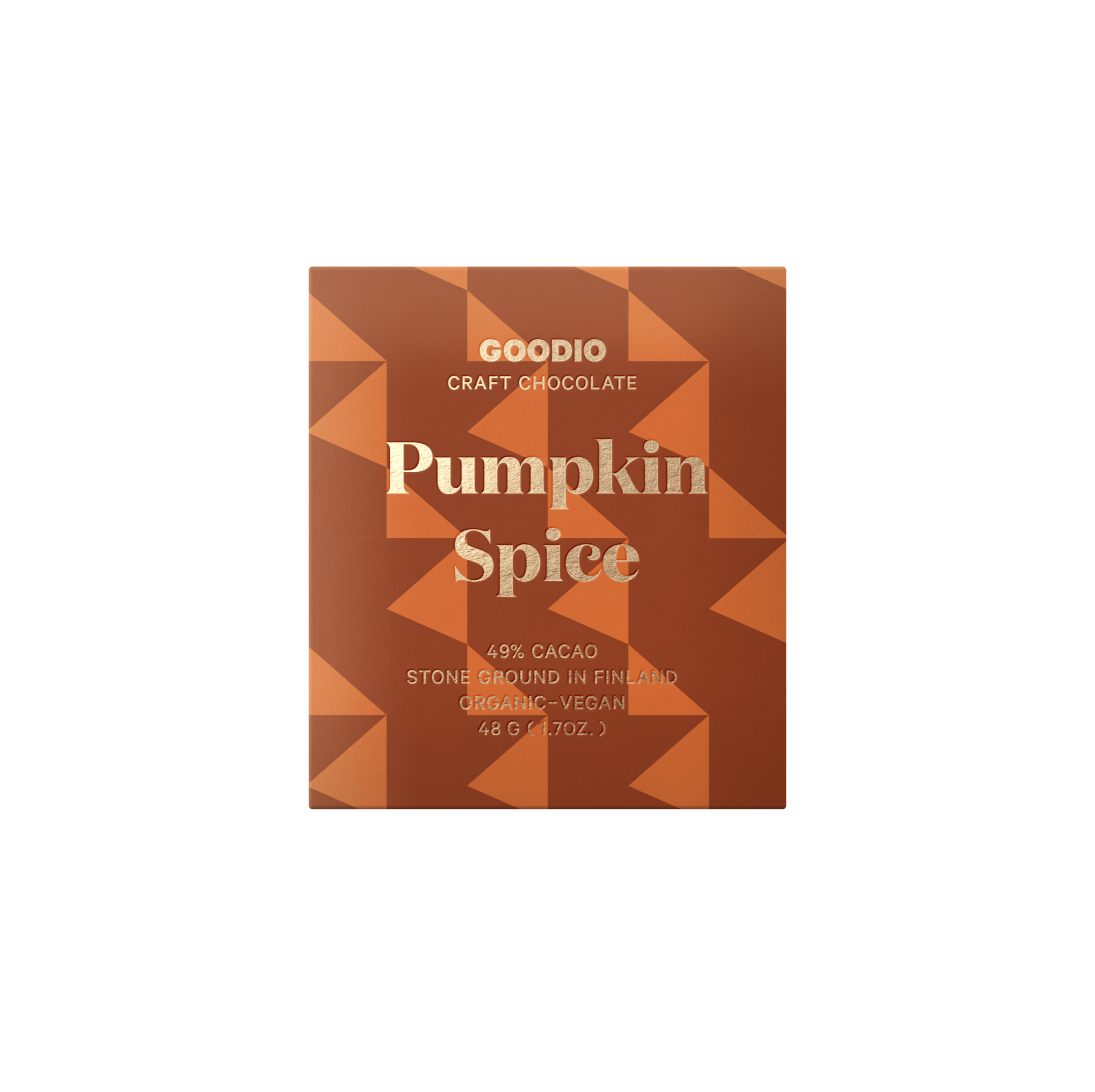 Pumpkin Spice Chocolate 49% - Goodio USACraft Chocolate