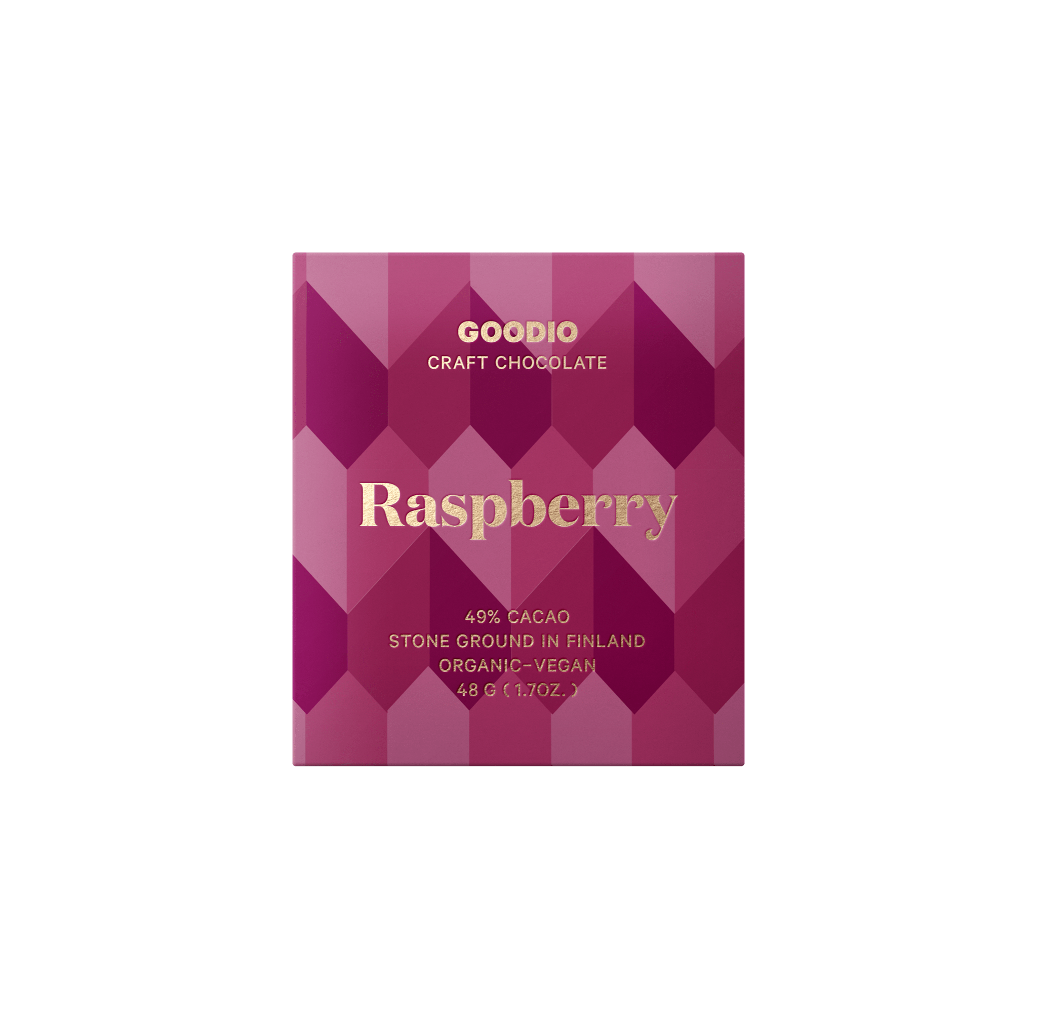 Raspberry Chocolate 49% - Goodio USACraft Chocolate