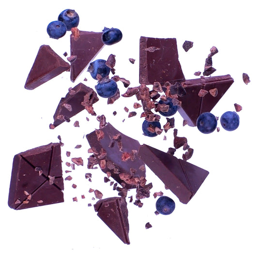 Wild Blueberry Chocolate 61% - Goodio USAOrganic & Vegan Chocolate