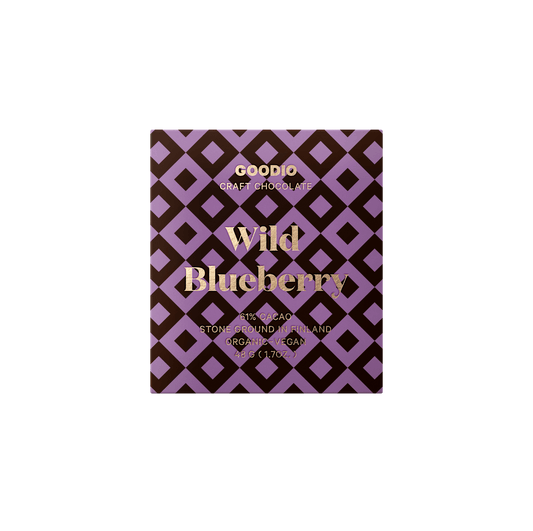 Wild Blueberry Chocolate 61% - Goodio USAOrganic & Vegan Chocolate